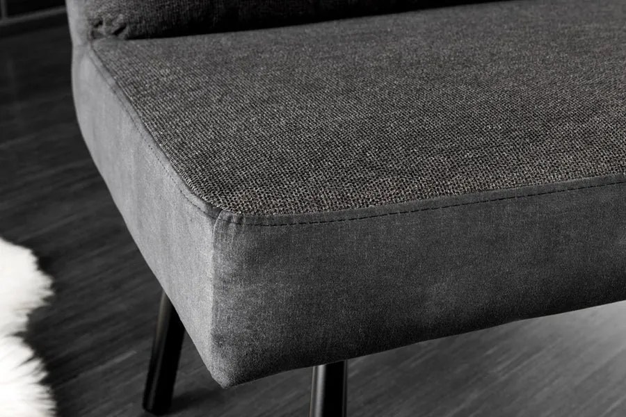 Bancheta moderna BIG GEORGE 160cm antracit
