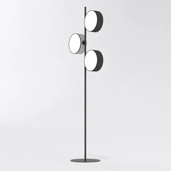 Lampadar DRUMZ 3xE14/10W/230V negru/gri