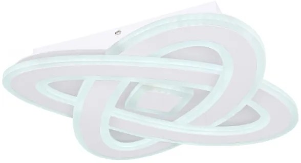 Plafonieră LED dimabilă Globo 48287-36 LARIO LED/36W/230V d. 50 cm + telecomandă