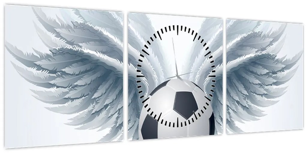 Tablou - Balon cu aripi (cu ceas) (90x30 cm)