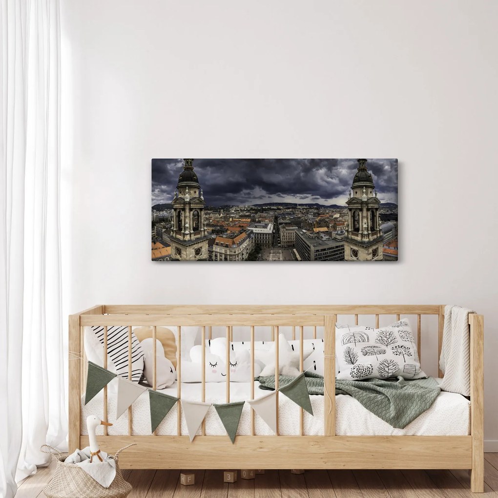 Tablou cu basilică (120x50 cm)