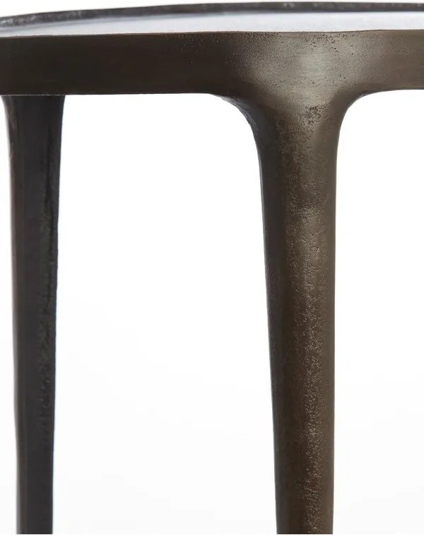 Măsuțe auxiliare 2 buc. rotunde din metal 33x70 cm Arica – Light &amp; Living