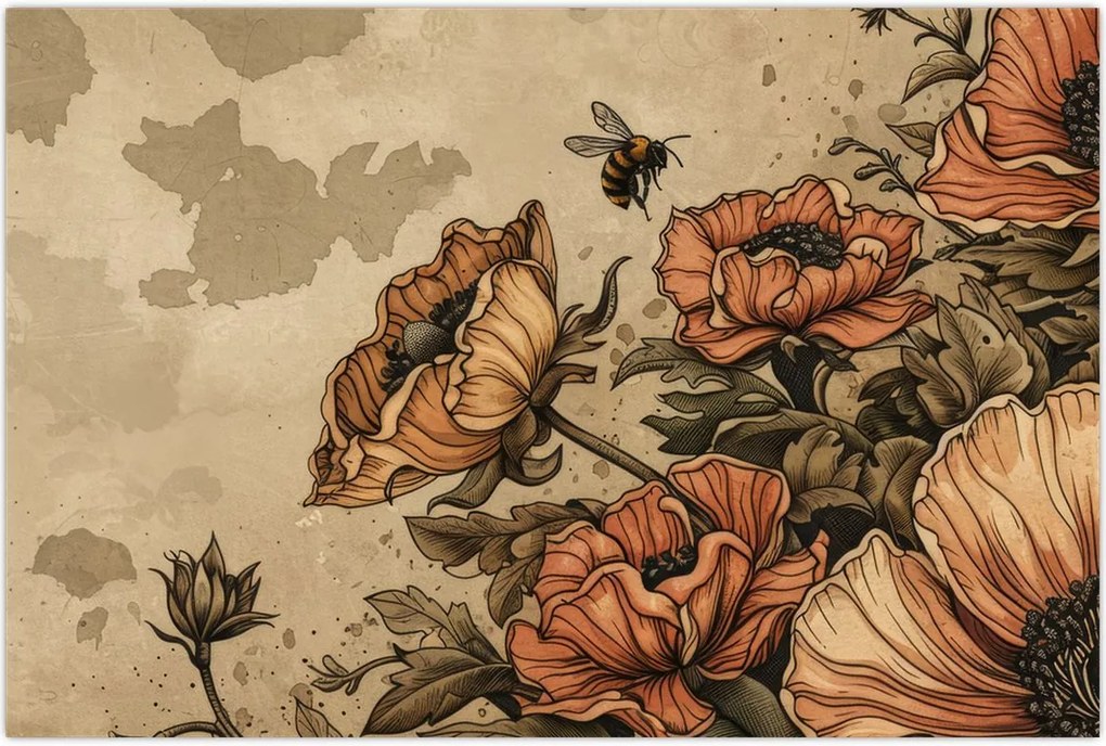 Tablou - Pajiștea albinelor II. (90x60 cm)