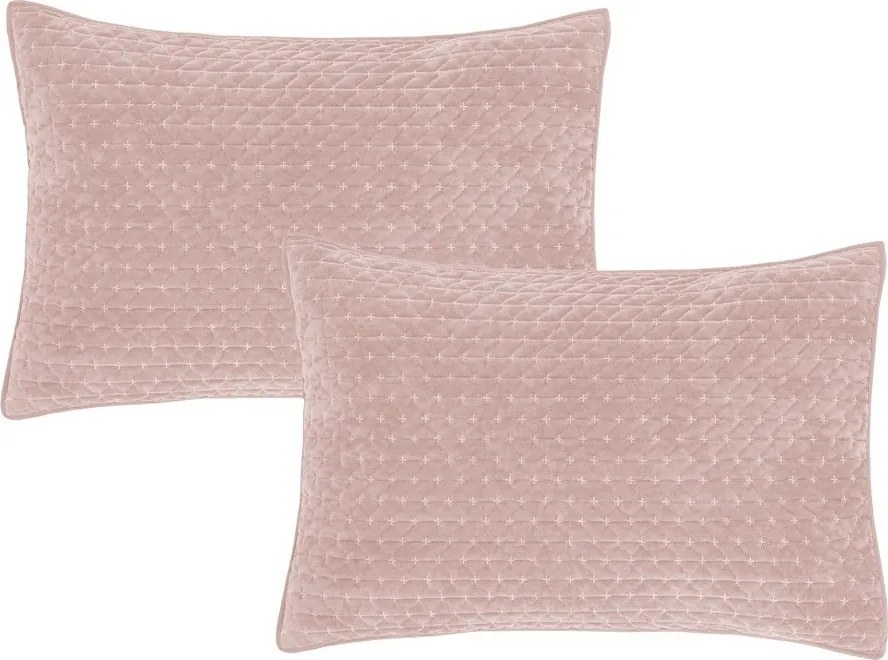 Perne decorative 2 buc. 50x75 cm Attica Velvet Embroidered – Bianca