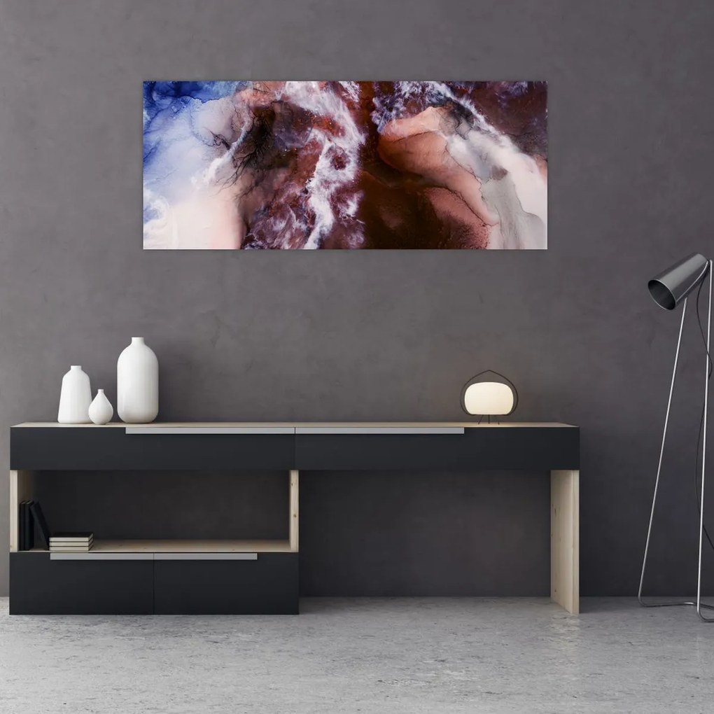 Tablou - Marmură violet N⁰3 (120x50 cm)