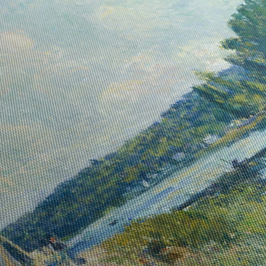 Tablou - Alfred Sisley, The Banks of the Oise, reproducere (90x60 cm)