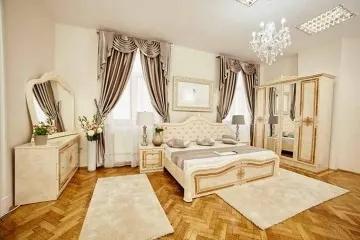 Dormitor italian clasic bej lucios LUISA