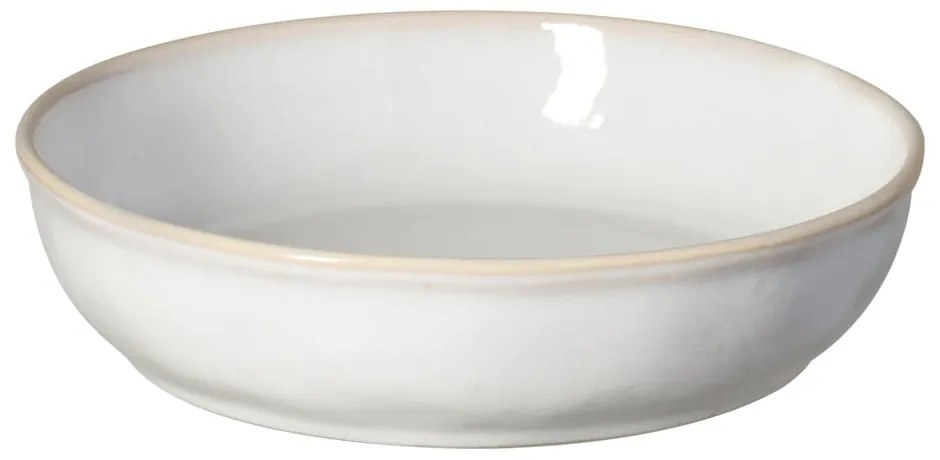 Farfurie adâncă din gresie ceramică Costa Nova Roda, ⌀ 22 cm, alb