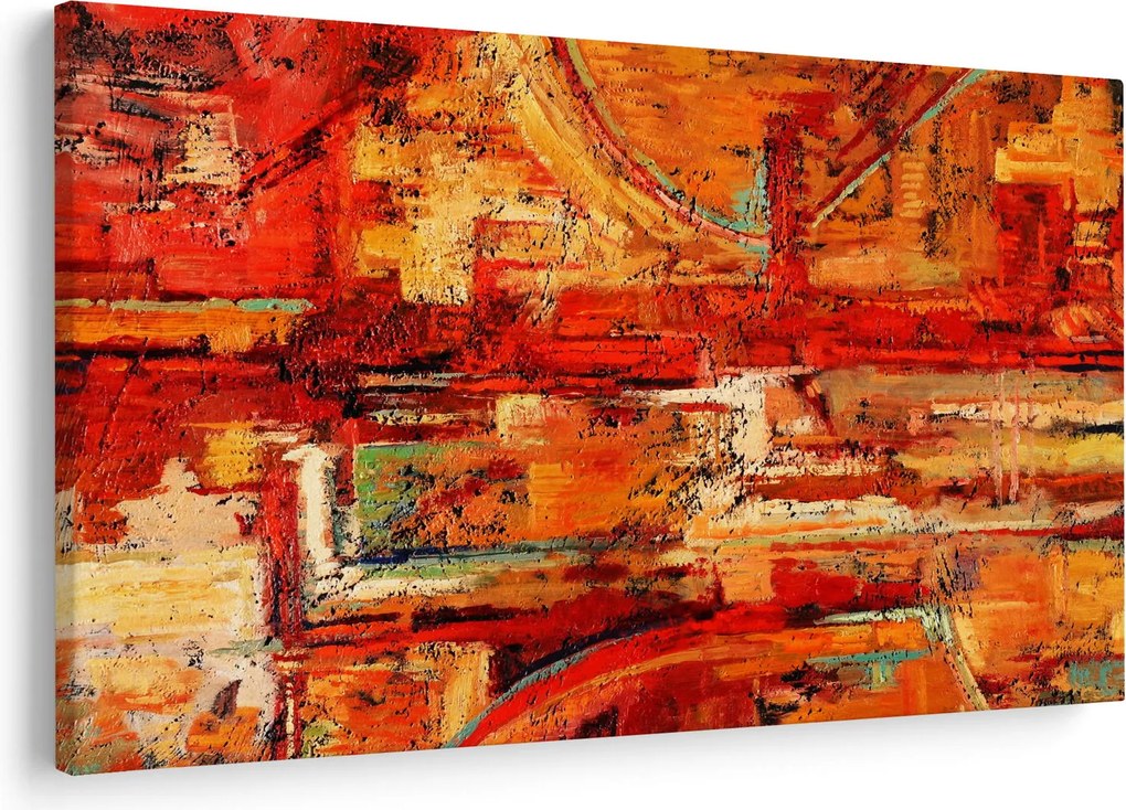 Tablou cu pictură pe pereți (90x60 cm)