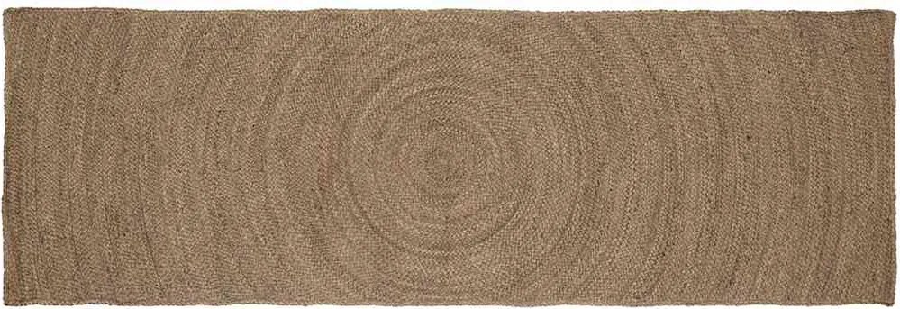 vidaXL Covoare de zonă Dreptunghiular Gri 80 x 300 cm Iută