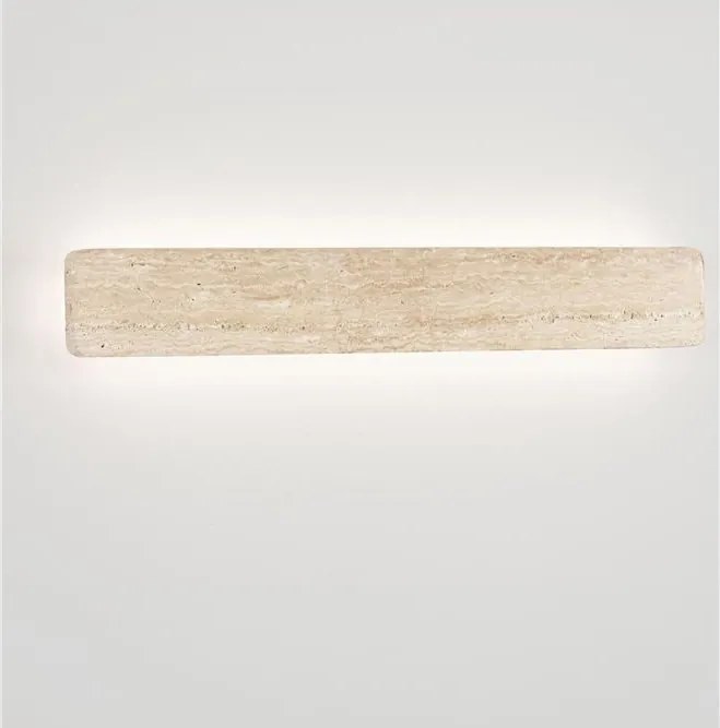 Aplica de perete LED din travertin natural ALYSSA