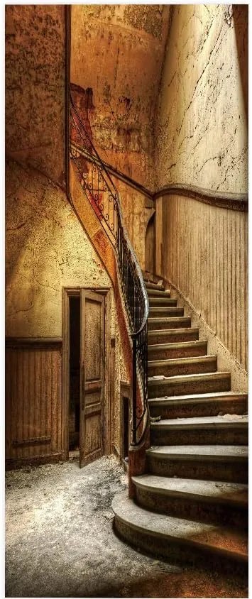 Fototapeta pentru usa MONAMOUR STAIRS 86x200 cm