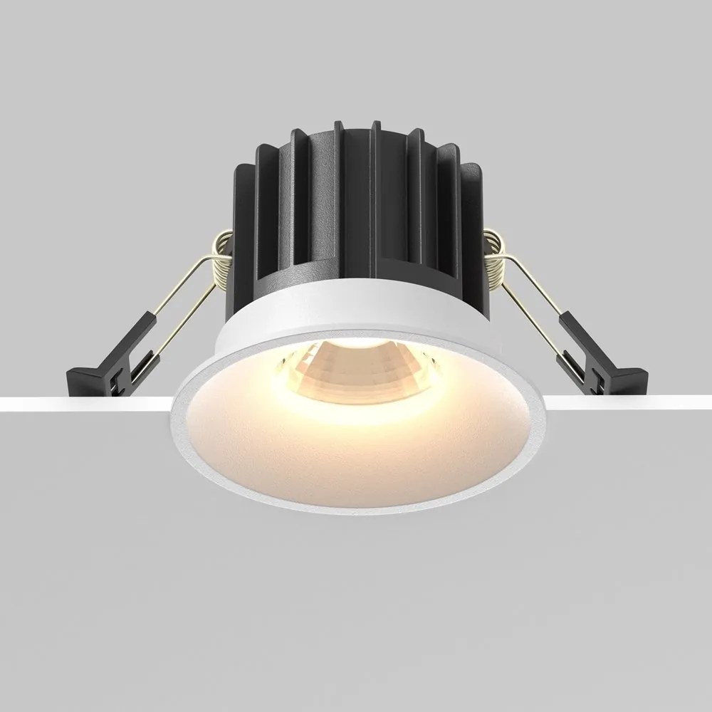 Spot LED incastrabil iluminat tehnic Round D-8cm alb