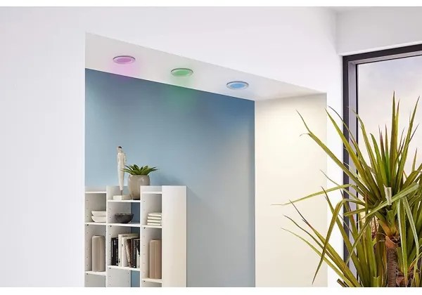 Eglo 32882 - Set 3x spoturi LED RGB încastrate, reglabile FUEVA-C LED/3W/230V