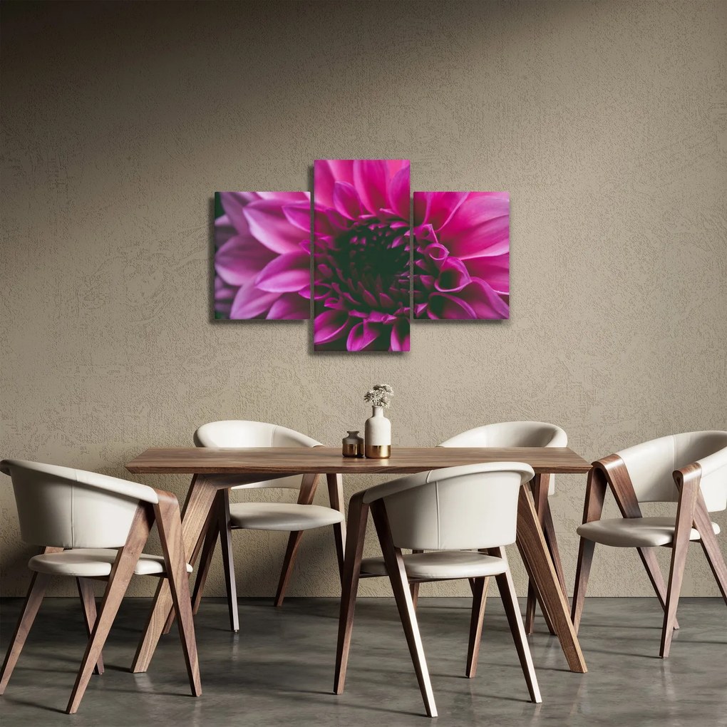 Tablou cu floarea roz (90x60 cm)