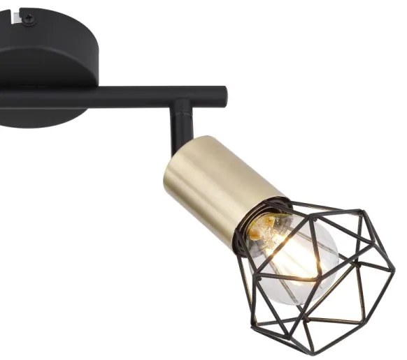 Spot de perete XARA 2xE14/40W/230V Globo 54802S-2AB