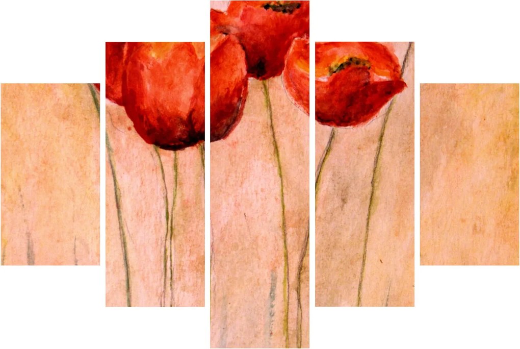 Tablou - Lalele roșii (150x105 cm)