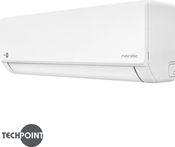 Aparat de aer conditionat cu invertor TechPoint NPT 18 X-PRO NORDIC, 18.000 BTU, 33 m², A++, Wi-Fi, R-32, Golden Fin, Alb