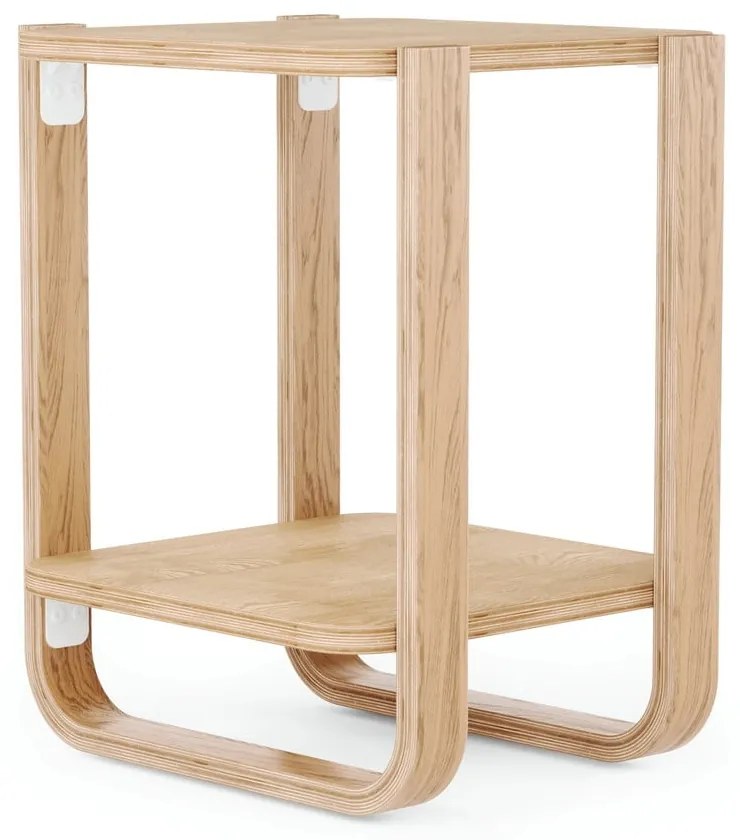 Măsuță auxiliară din lemn masiv de eucalipt 38x42 cm Bellwood – Umbra