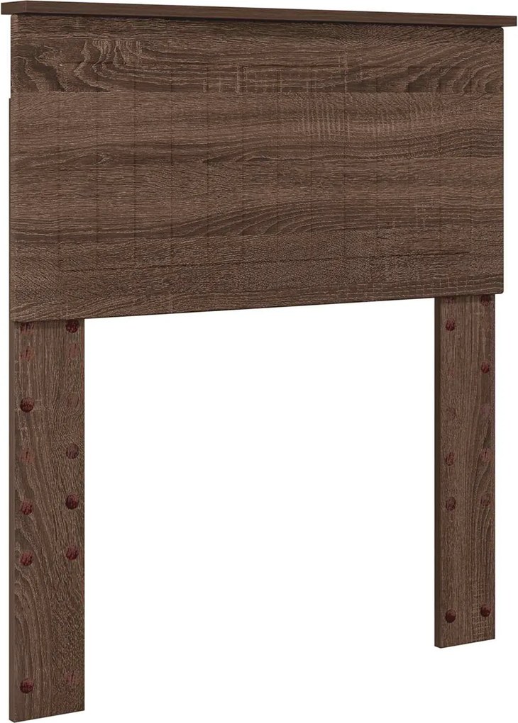 vidaXL Tăblie cap Stejar închis 75 cm Lemn compozit