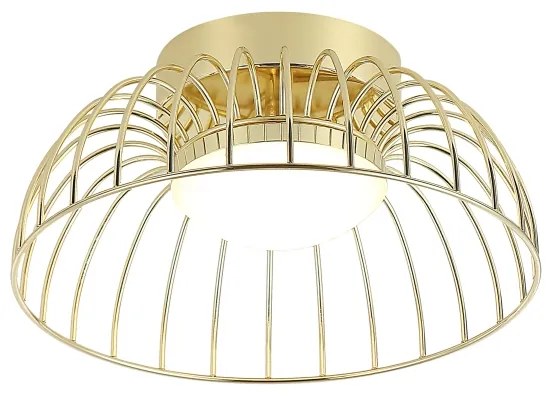 Plafonieră LED BETSY, 12 W / 230 V, Ø 25 cm, aurie