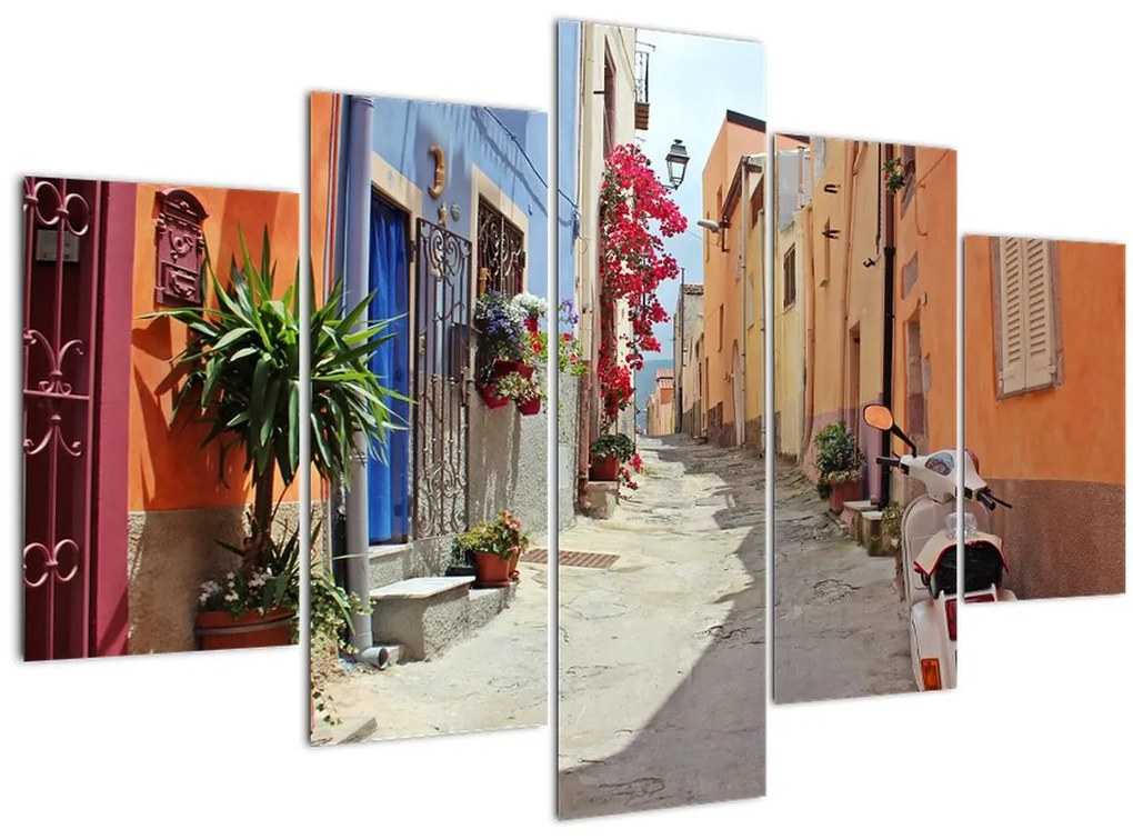 Tablou cu strada din Sardinia (150x105 cm)