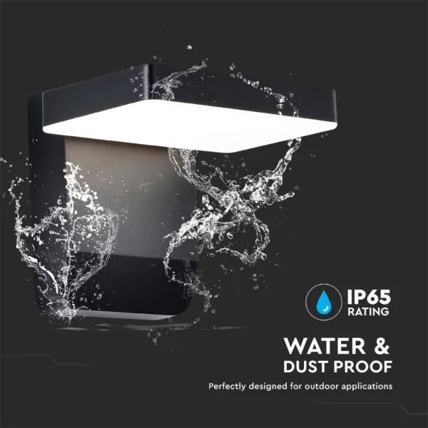 LED Aplica flexibilă exterior 17W 230V IP65 4000K negru