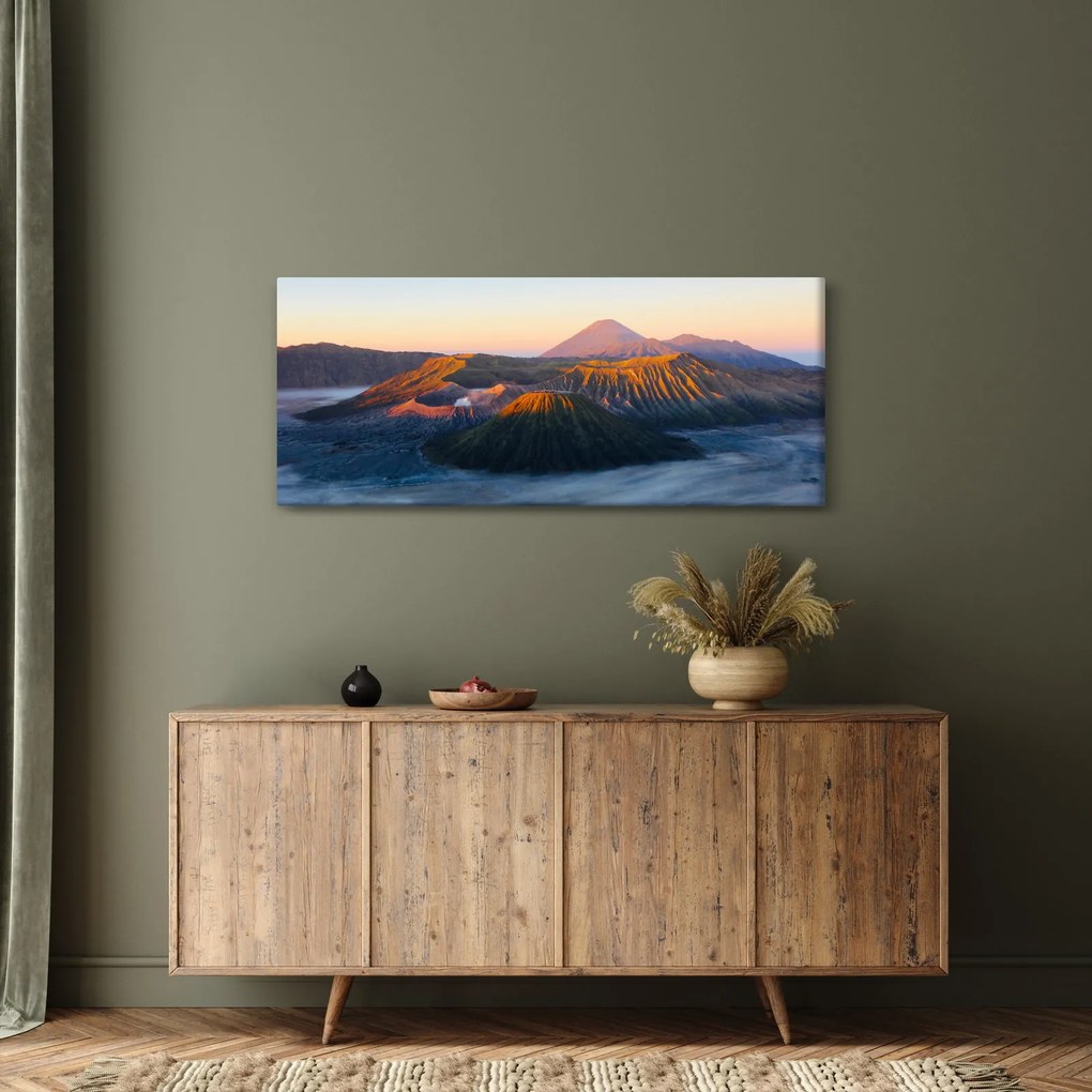 Tablou cu muntele Bromo în Indonesia (120x50 cm)