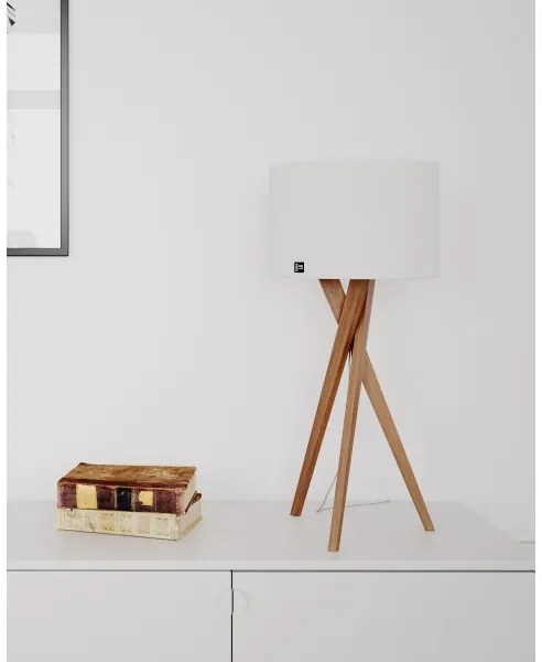 ByRydens 4002720-6002 - Lampă de masă VEGA 1xE27/8W/230V alb/stejar