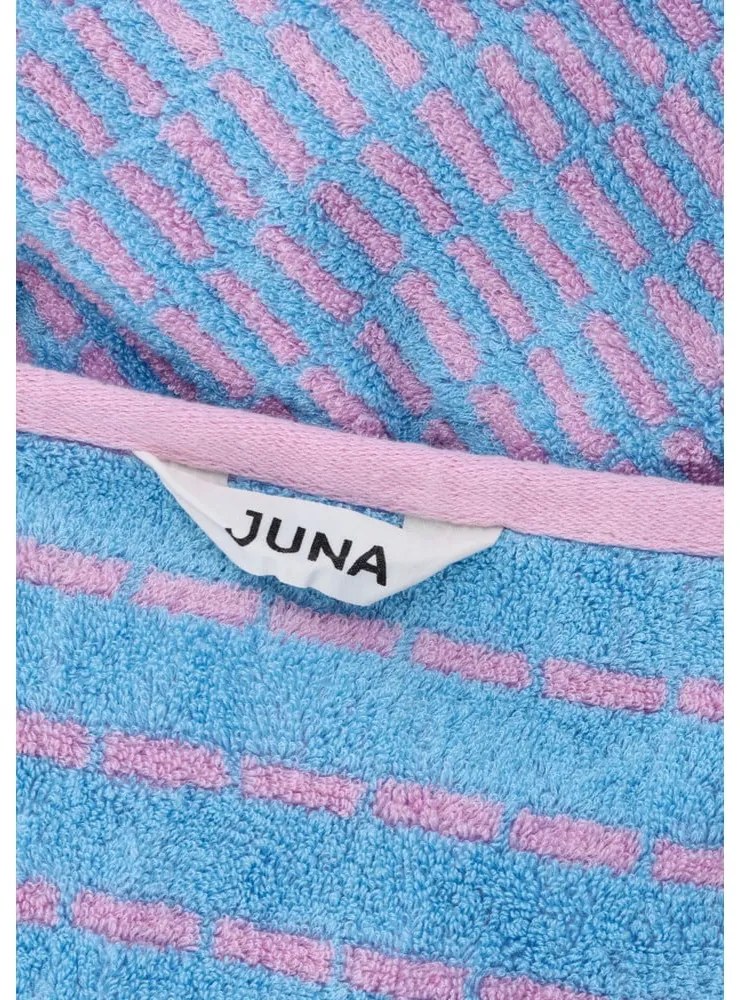 Prosop albastru/roz din amestec de bambus din frotir 50x100 cm Nuance – JUNA