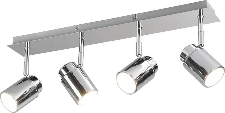 Spot argintiu lucios din metal 19x52 cm Angelo – Trio