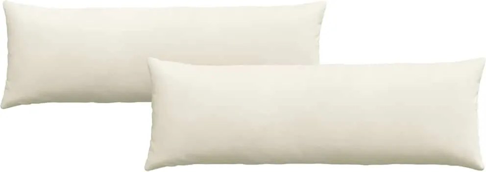 vidaXL Perne pentru canapea 2 pcs Crem 120 x 40 cm