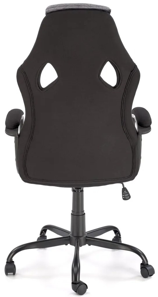 Scaun de birou Jensen negru/gri/rosu H125 cm JENSEN office chair, black / grey / red