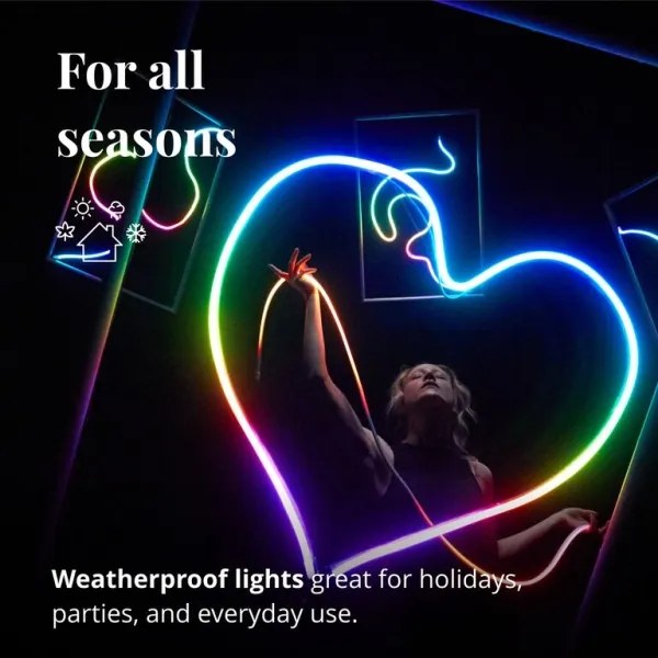 Bandă LED RGB dimabilă FLEX 200xLED 5m Wi-Fi Twinkly TWFL200STW-WEU