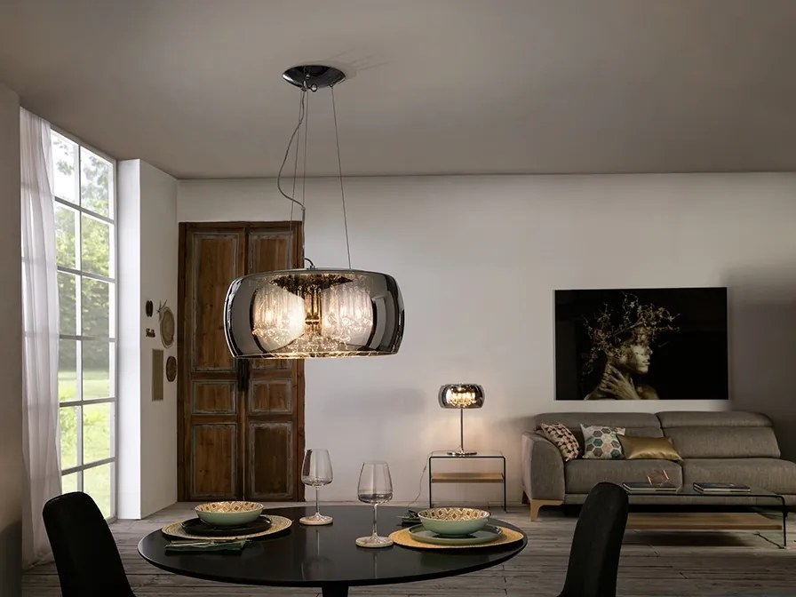 Lustra LED dimabila cu telecomanda 50cm ARGOS SV-508111D