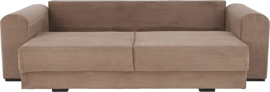 Canapea foarte spaţioasă, maro deschis, bej, crem, GILEN BIG SOFA
