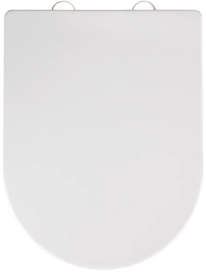 Capac WC cu închidere lentă Wenko Calla, 47 x 35,5 cm, alb