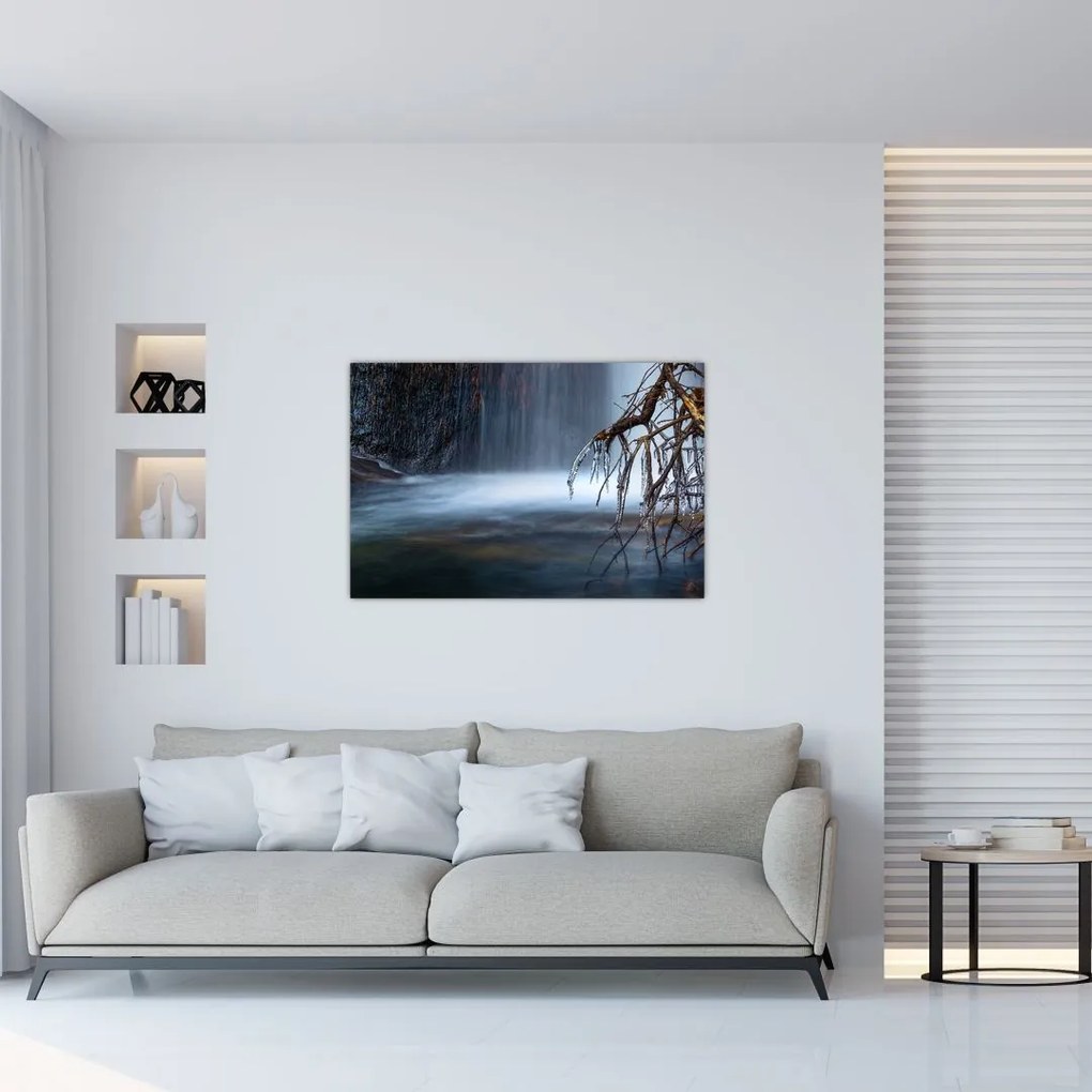 Tablou - Laguna de iarnă (90x60 cm)