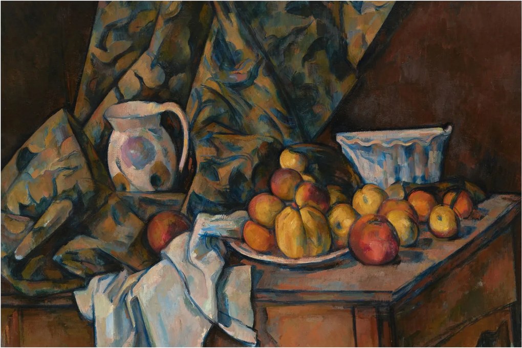 Tablou - Paul Cézanne, Still Life with Apples and Peaches, reproducere (90x60 cm)