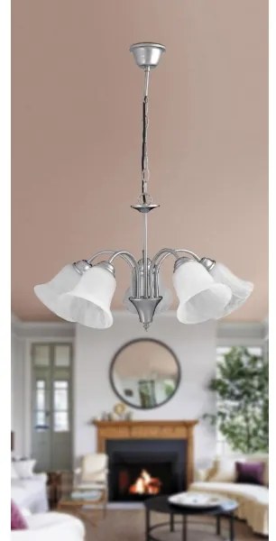 Rabalux 7365 - Lustra cu lant FRANCESCA 5xE14/40W/230V