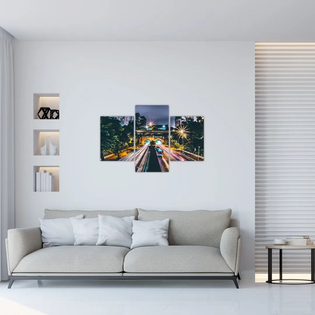 Tablou - Oraș de noapte (90x60 cm)