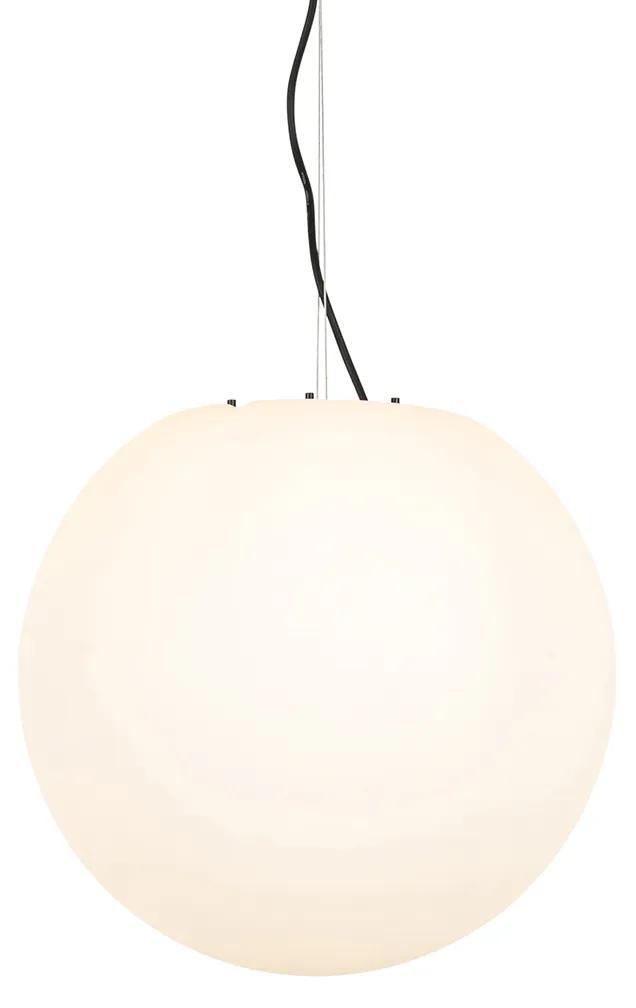 Lampa suspendata moderna de exterior alb 45 cm IP65 - Nura