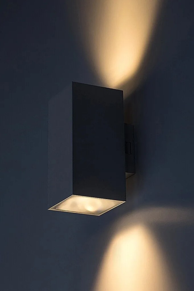 Aplica LED iluminat exterior ambiental, Protectie IP65 Urfa II alba