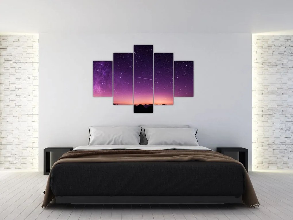 Tablou cu cerul și stea căzând (150x105 cm)