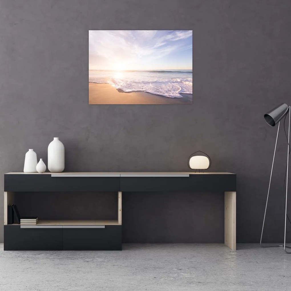 Tablou cu plaja cu nisip (70x50 cm)
