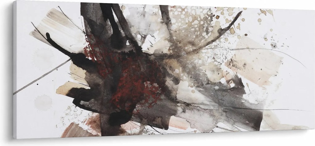 Tablou cu pictură abstactă (120x50 cm)
