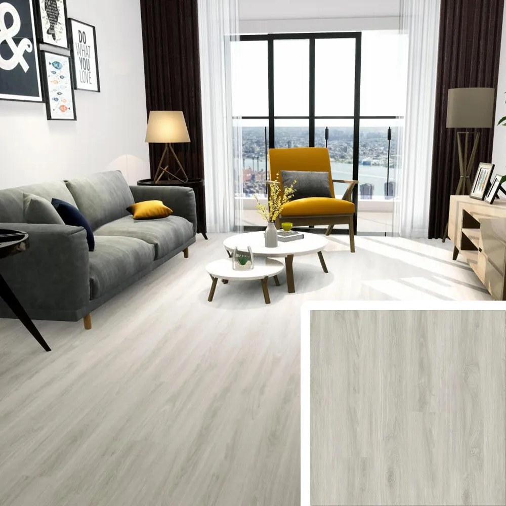 Pardoseală vinilică SPC Leziter Stejar Arctic 1220x180x4,5 mm 2.196/buc