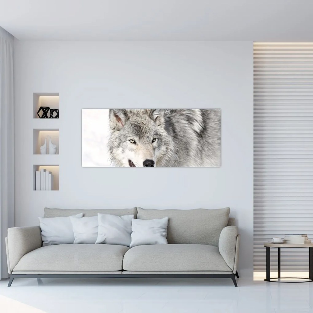 Tablou - Lupul în natură (120x50 cm)