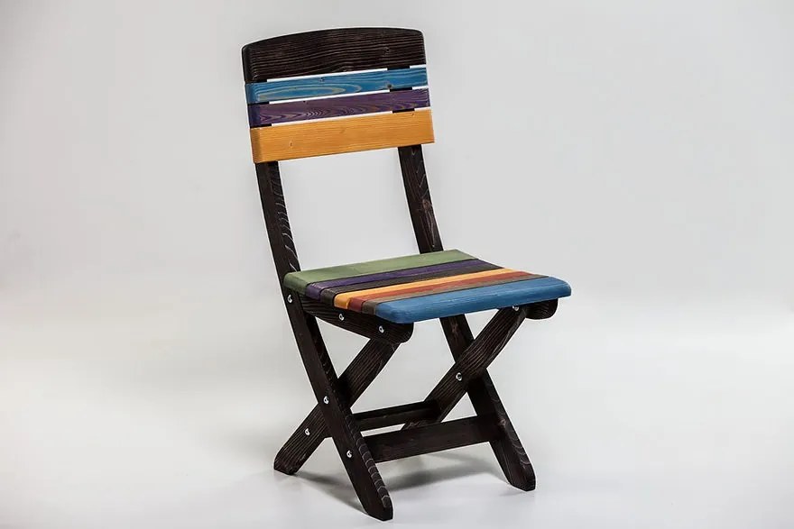 Set mobilier gradina pliabil Margharita Color, 110 cm, colorat
