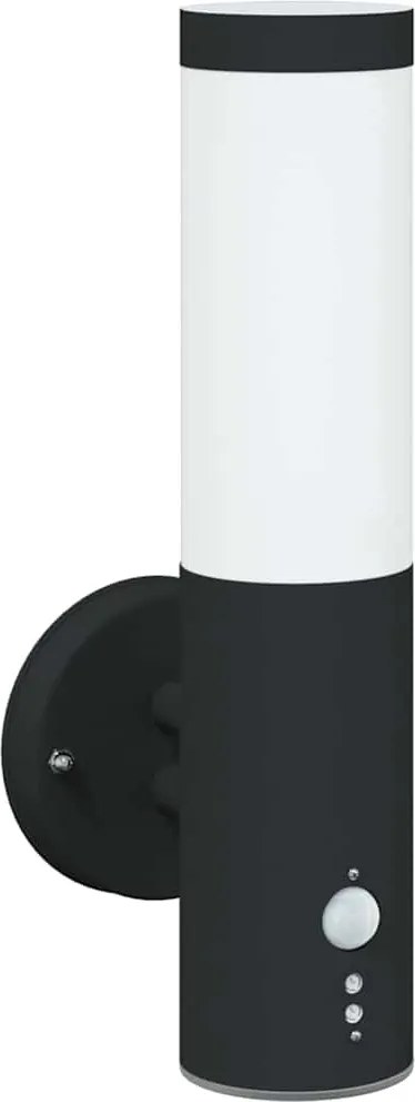 vidaXL Lumină de perete pentru exterior Negru 15 x 7,5 x 33 cm